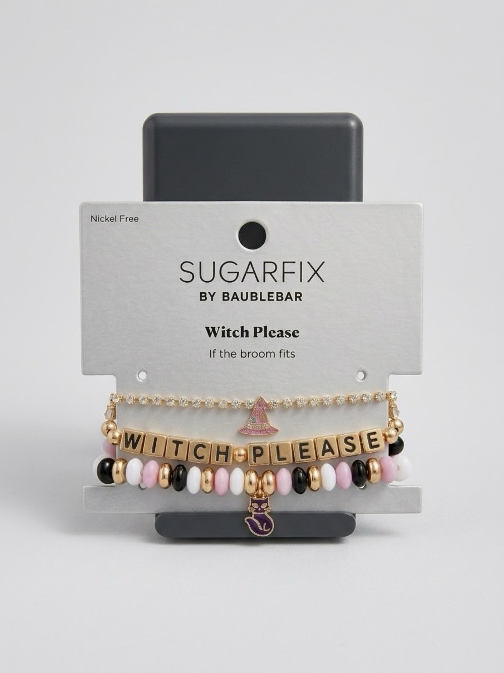 SUGARFIX by BaubleBar NWT Witch Please Halloween Bracelet Stack Set 3-Pc